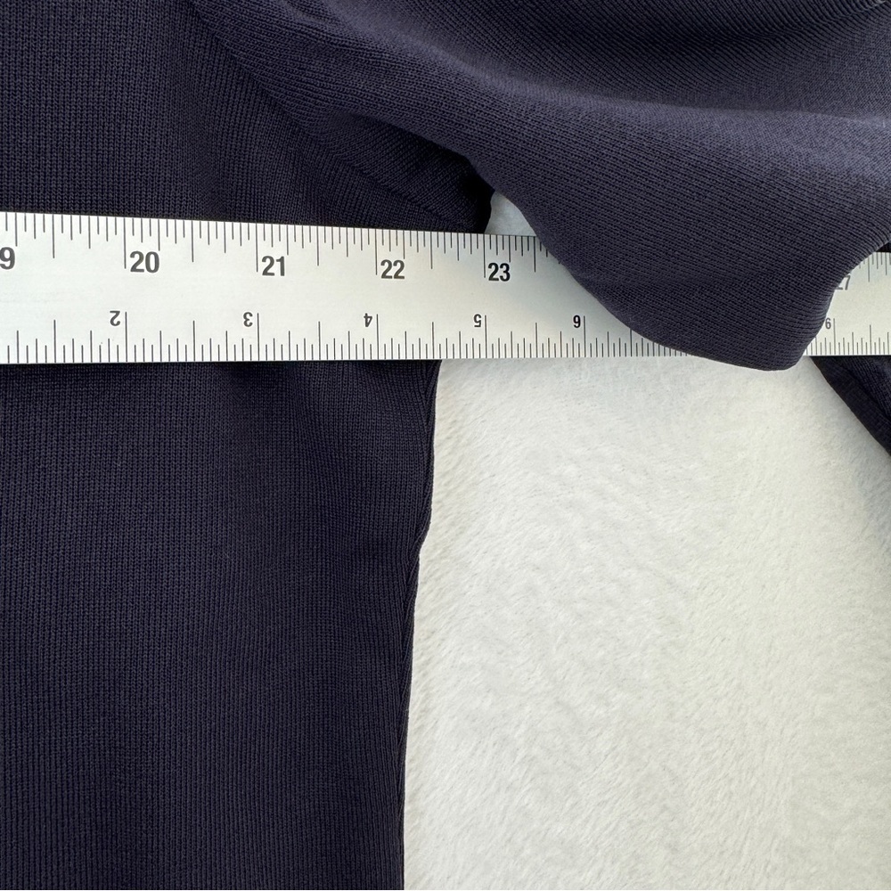 Misook Navy Blazer with Lavender Trim - Picture 4 of 7